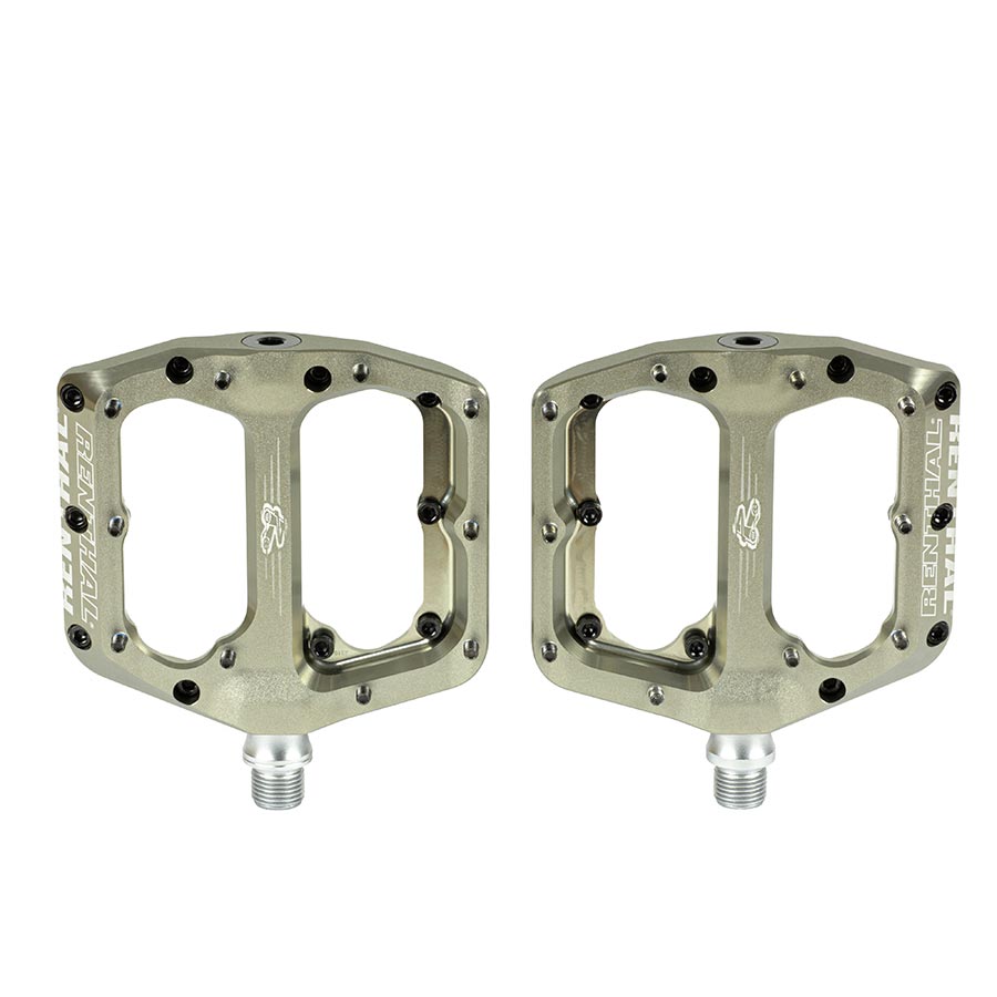 Renthal Revo-F Pedals - Platform 9/16" Gold 100 x 104mm