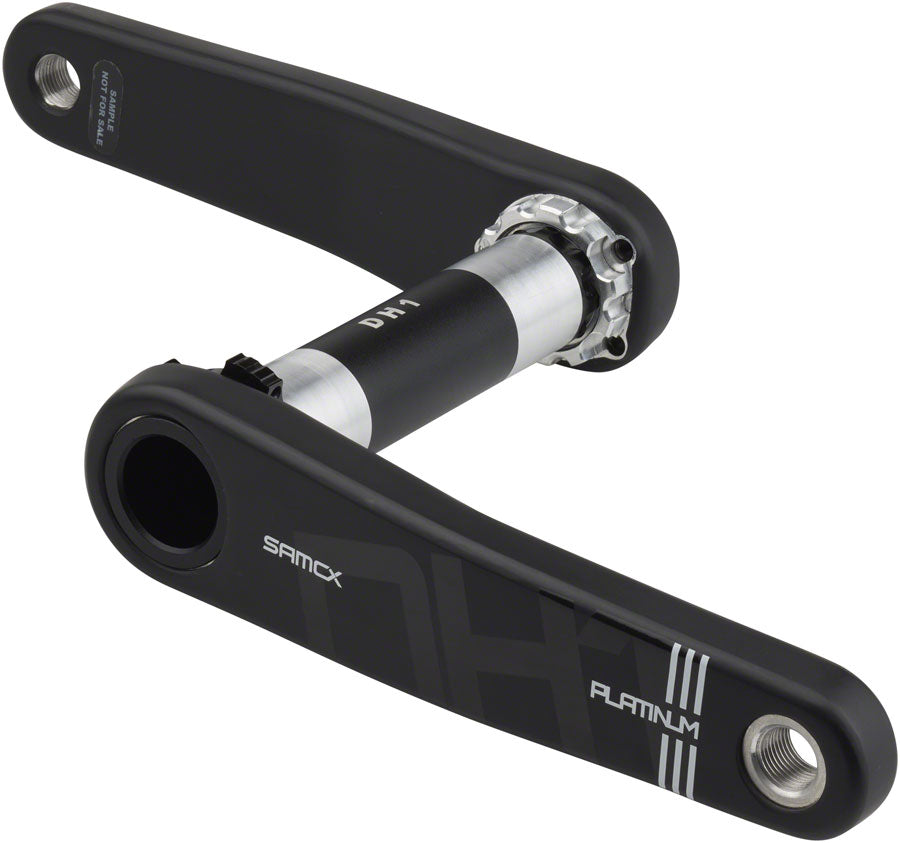 Samox Platinum DH-1 Carbon Crankset - 160mm 3-Bolt Direct Mount 28.99mm DUB Type Spindle BLK
