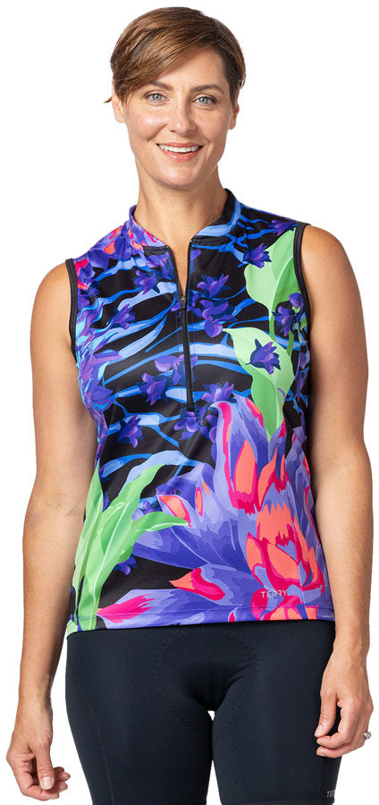 Terry Breakaway Mesh Sleeveless Jersey - Rio Small