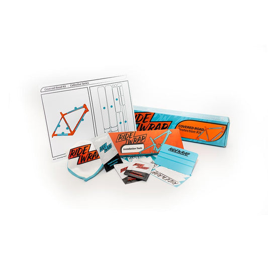 RideWrap Covered Road and Gravel Frame Protection Kit - Gloss