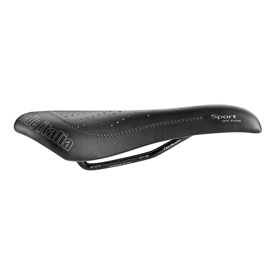 Selle Italia Sport Gel Flow FeC Alloy Rail Black