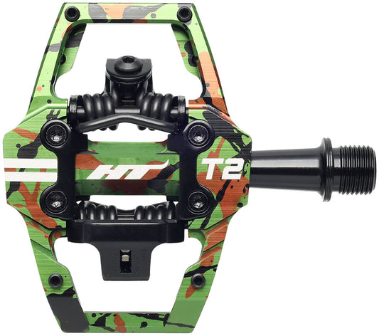 HT Components T2 Pedals - Dual Sided Clipless Platform Aluminum 9/16