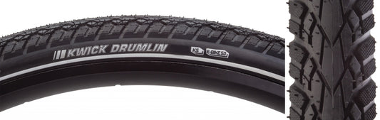 Kenda Kwick Drumlin Tire - 700 x 45 Clincher Wire BLK/Reflective K-Shield SRC E-50