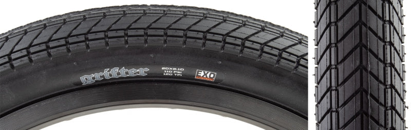 Maxxis Grifter Tire - 20 x 2.1 Clincher Folding Black Dual EXO