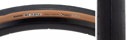 Maxxis Re-Fuse Tire 700x32 TR Black/Tanwall
