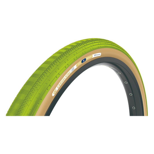 Panaracer GravelKing SS Tire - 700 x 45 Tubeless Folding Matcha/Brown