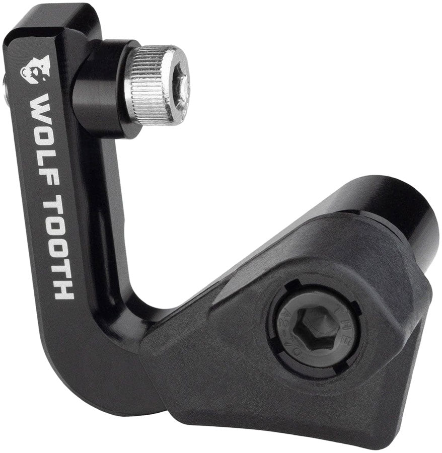 Wolf Tooth LoneWolf Aero Chainguide - 50t-60t Braze-On High-Sweep For 1x Drivetrains Only BLK