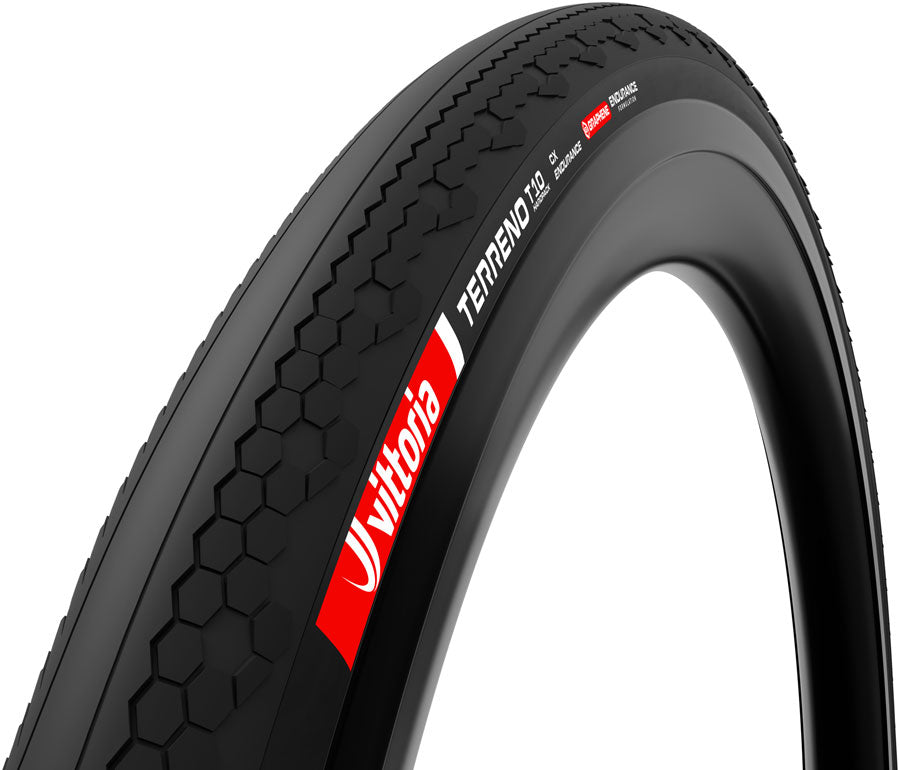 Vittoria Terreno T10 Hardpack Tire - 700 x 32 Tubeless Folding BLK Cyclocross Endurance G2.0