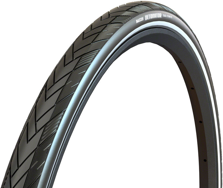 Maxxis Detonator Tire - 700 x 35 Clincher Wire Black/Reflective