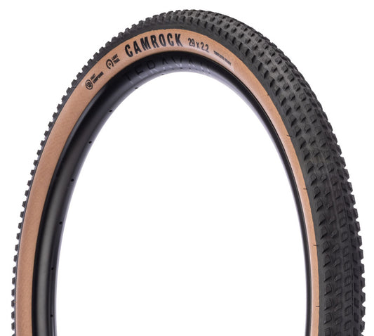 Teravail Camrock Tire - 29 x 2.2 Tubeless Folding Tan Light Trail Fast Compound