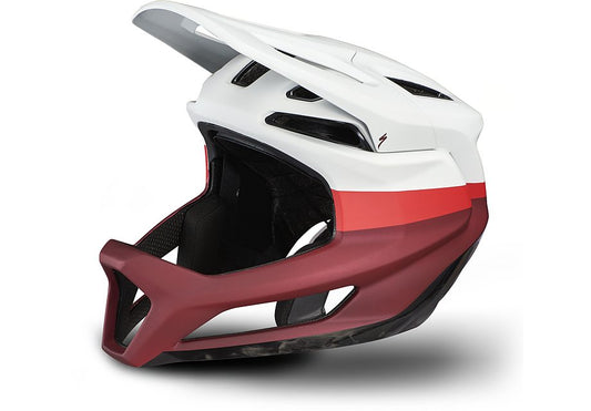 Specialized gambit v1 dove grey/maroon l