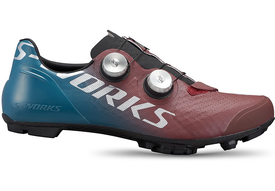 Specialized S-Works Recon Tropical Teal/ Maroon/Silver 44
