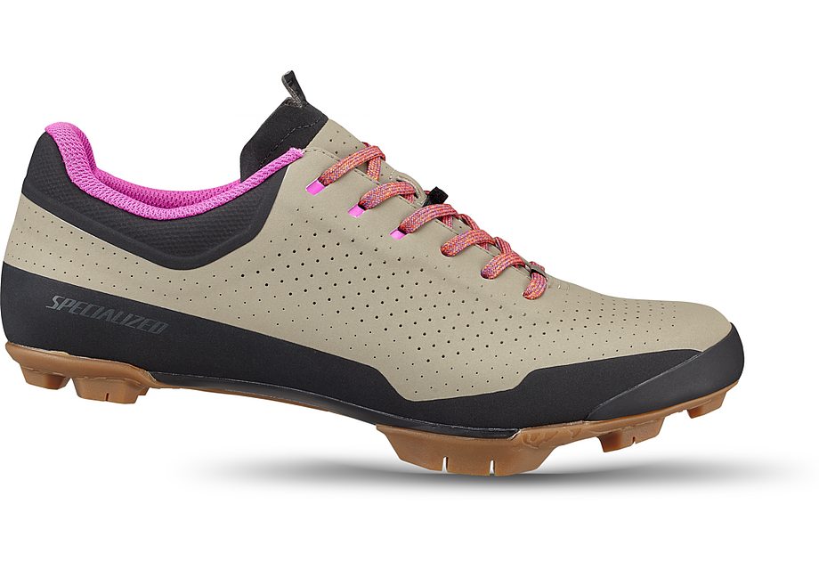 Specialized recon adv shoe taupe/dark moss green/fiery red/purple orchid 40.5