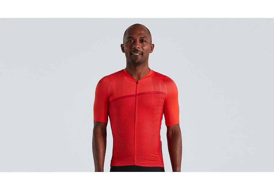 Specialized Sl Stripe Jersey Ss Men Rocket Red M