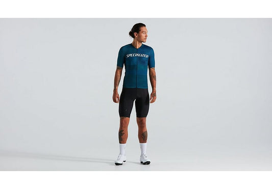 Specialized sl+ logo stripe jersey ss men navy blue xl