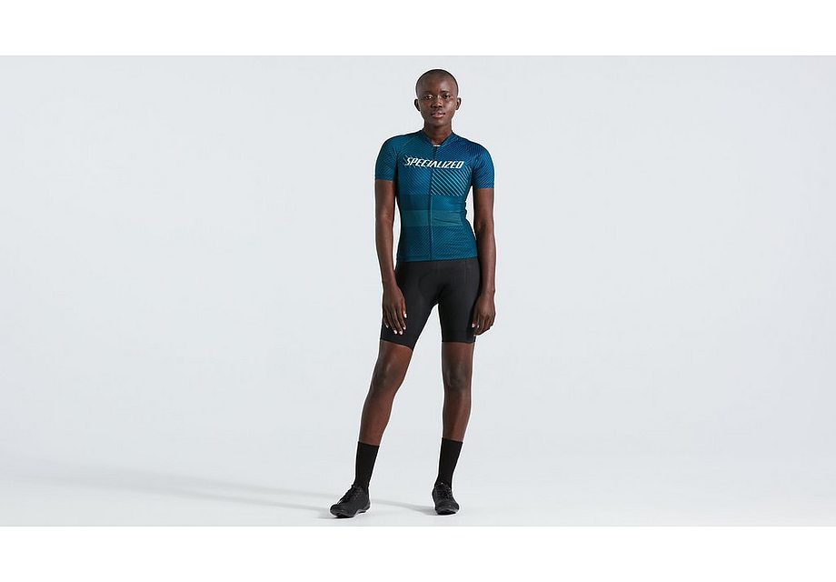 Specialized Sl+ Logo Stripe Jersey Ss Wmn Navy Blue Xxl