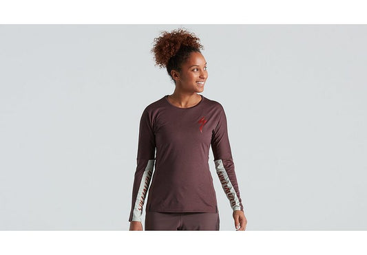 Specialized Trail Air Jersey Ls Wmn Cast Umber Xxl