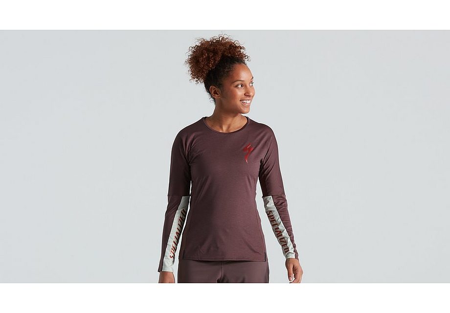 Specialized Trail Air Jersey Ls Wmn Cast Umber S