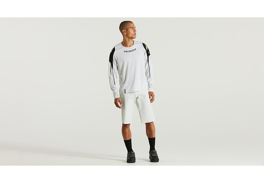 Specialized gravity jersey ls dove grey m