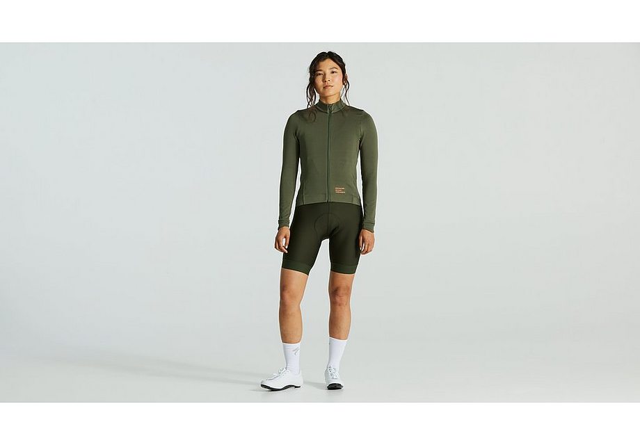 Specialized Prime Powergrid Jersey Ls Wmn Oak Green Xxs