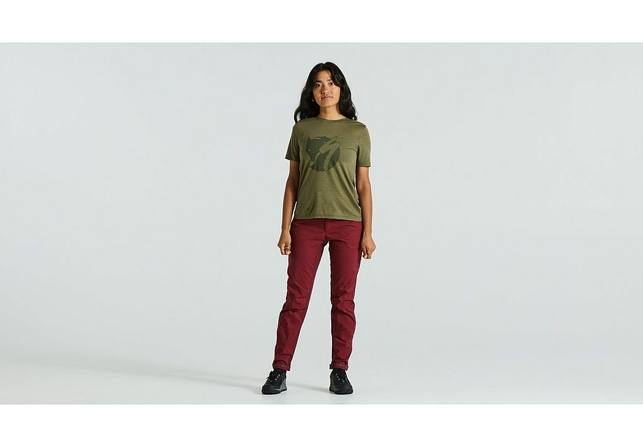 Specialized S/F Rider's Hybrid Trouser Wmn Pant Bordeaux Red 6
