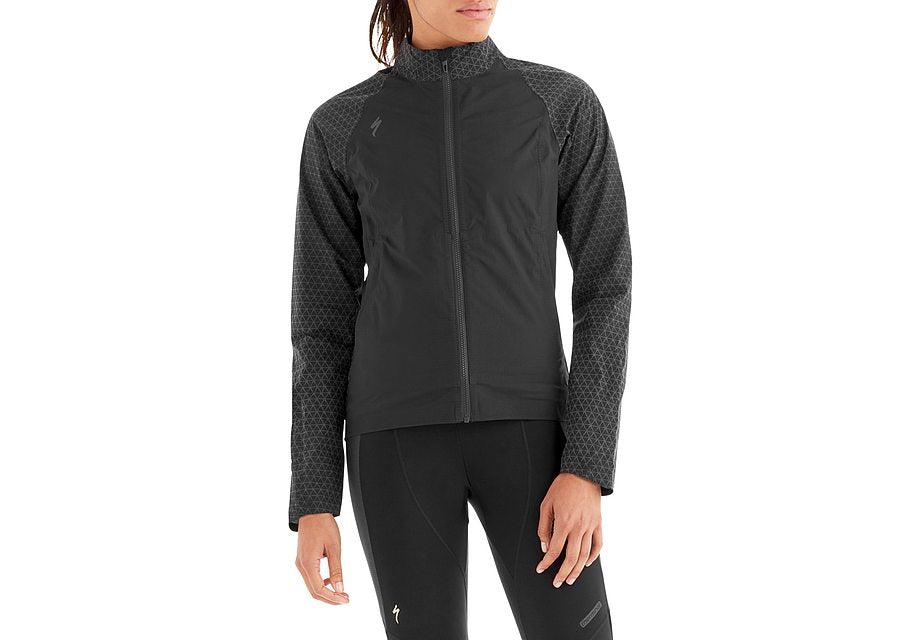 Specialized deflect reflect h2o jacket wmn black reflective s