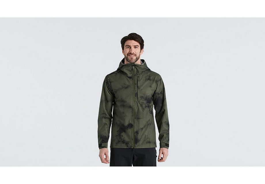 Specialized altered trail rain jacket men oak green l