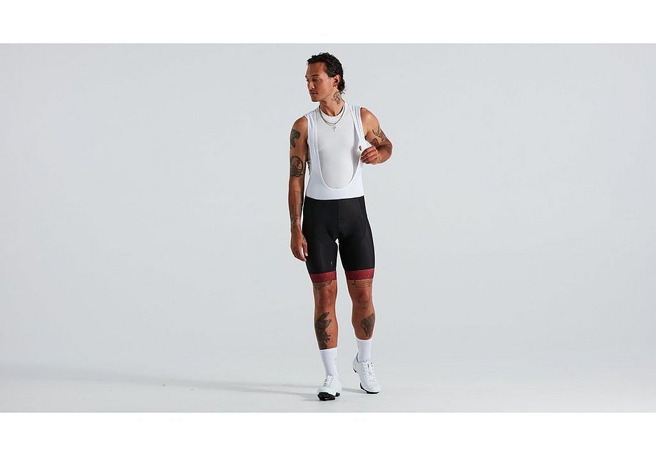 Specialized rbx logo bib short men maroon l