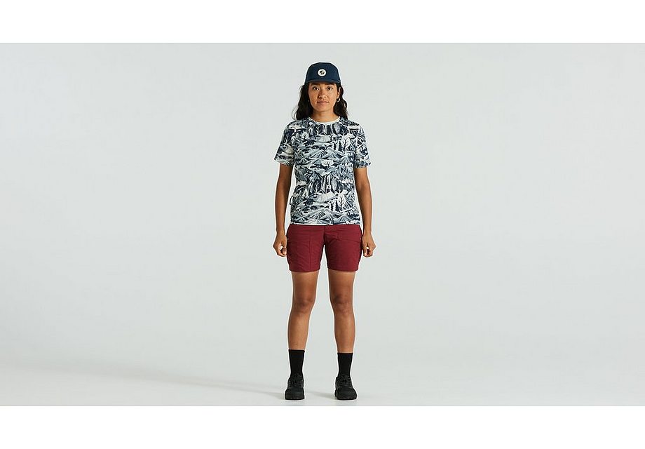 Specialized S/F Rider's Hybrid Short Wmn Bordeaux Red 8