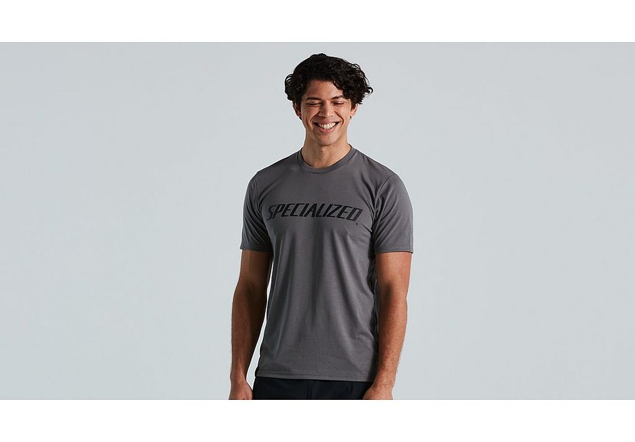 Specialized Wordmark Tee Ss Men Smoke Xs
