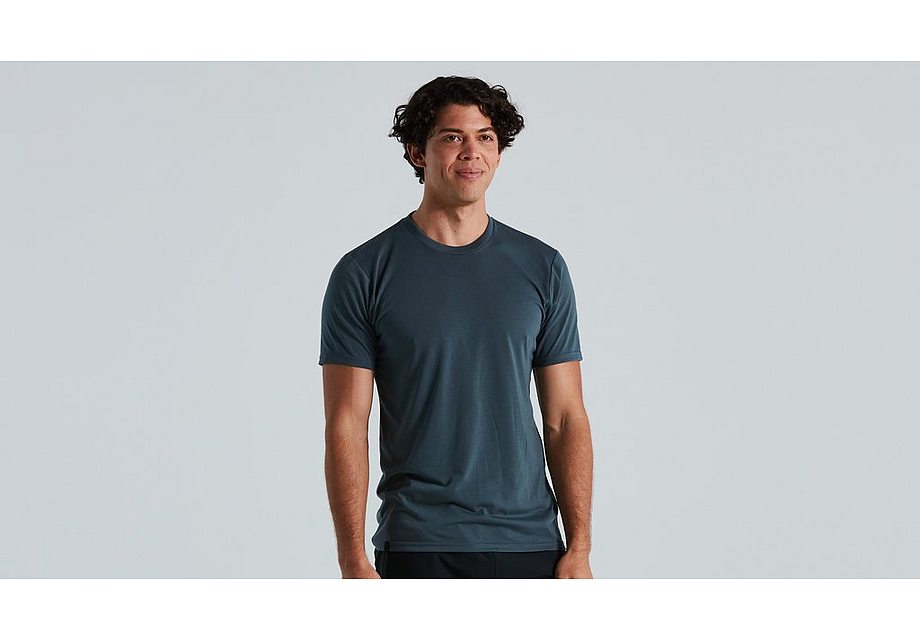Specialized Drirelease Tech Tee Ss Men Cast Battleship Xs