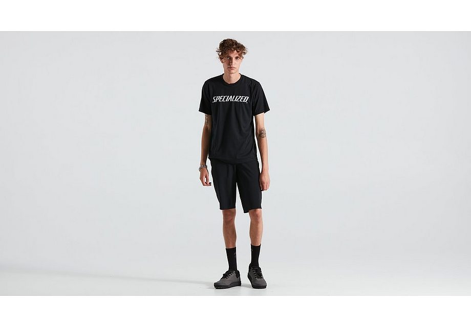 Specialized Wordmark Tee Ss Men Black Xs