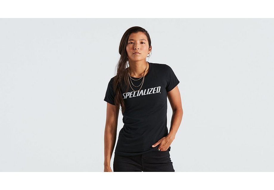 Specialized Wordmark Tee Ss Wmn Black Xs