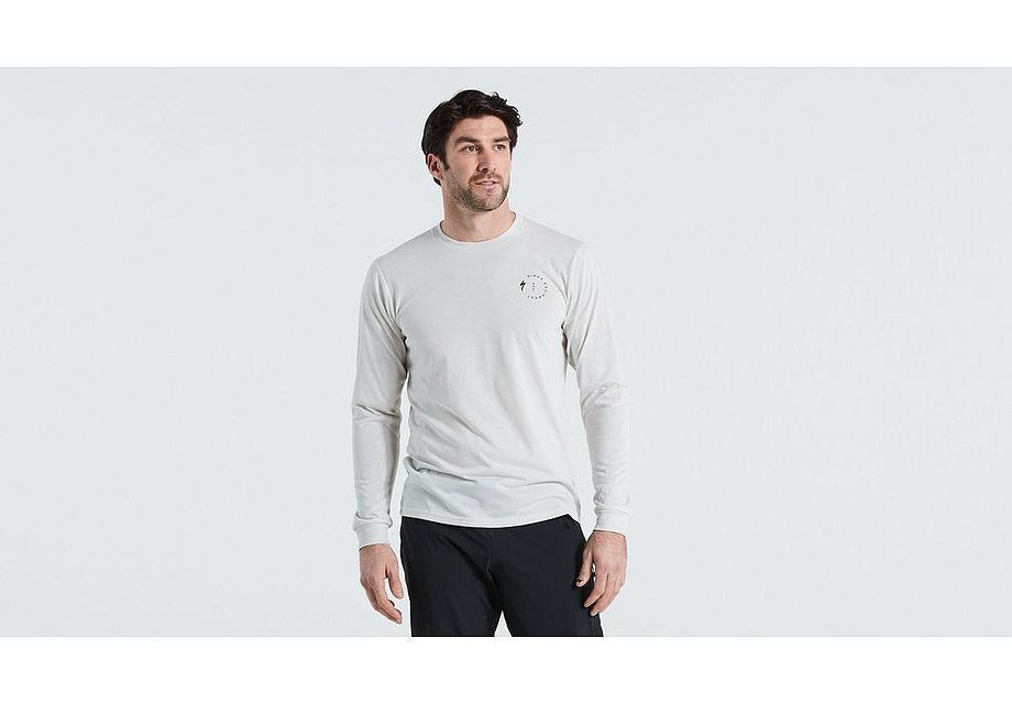 Specialized Stoke Tee Ls Dove Grey Xs