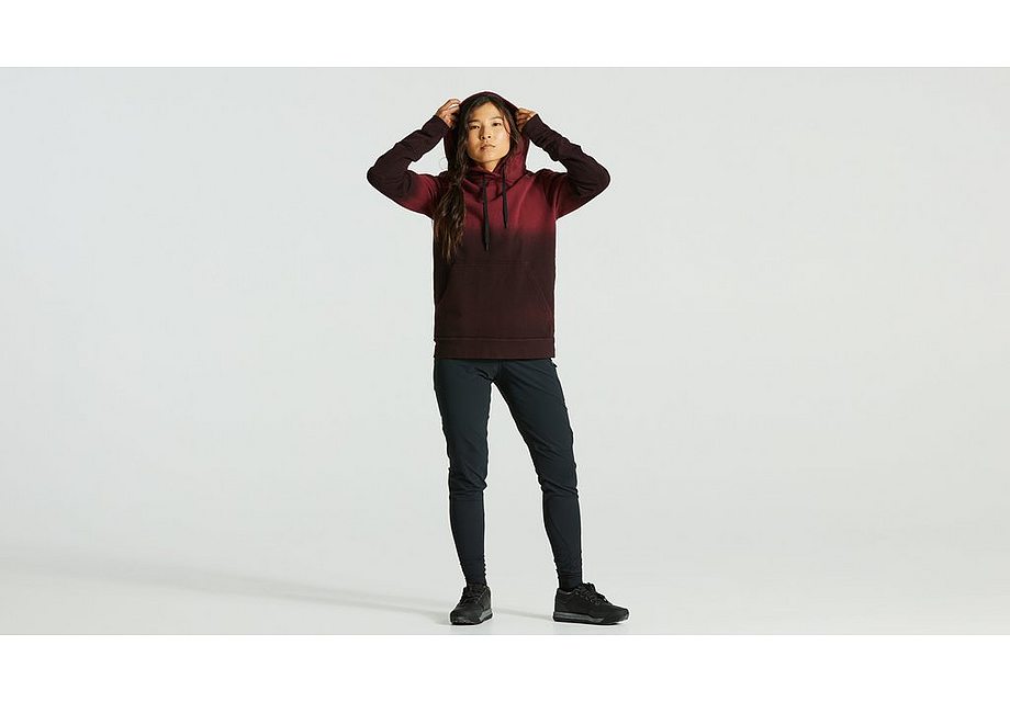 Specialized Legacy Spray Pull-Over Hoodie Wmn Maroon S