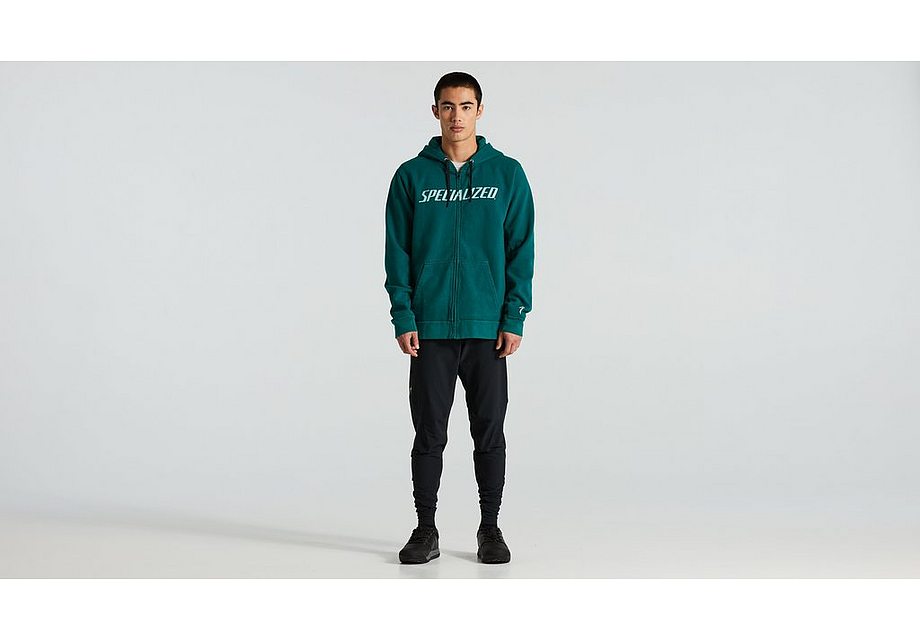 Specialized Legacy Wordmark Zip-Up Hoodie Men Tropical Teal M