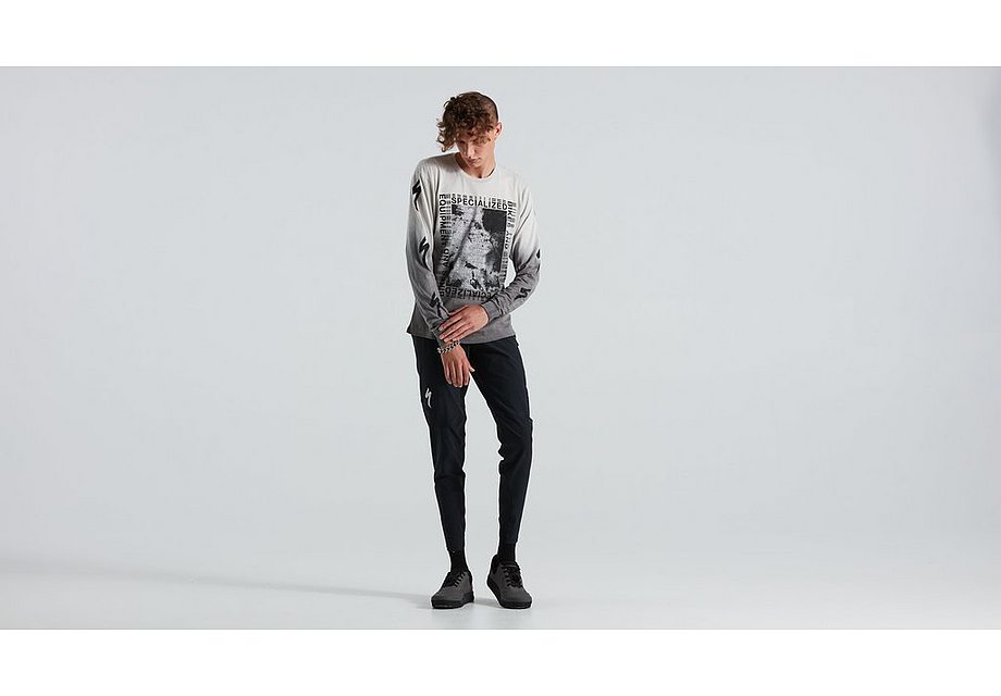 Specialized driven tee ls dove grey spray xl