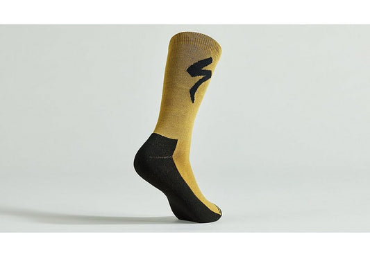 Specialized Primaloft Lightweight Tall Logo Sock Harvest Gold M