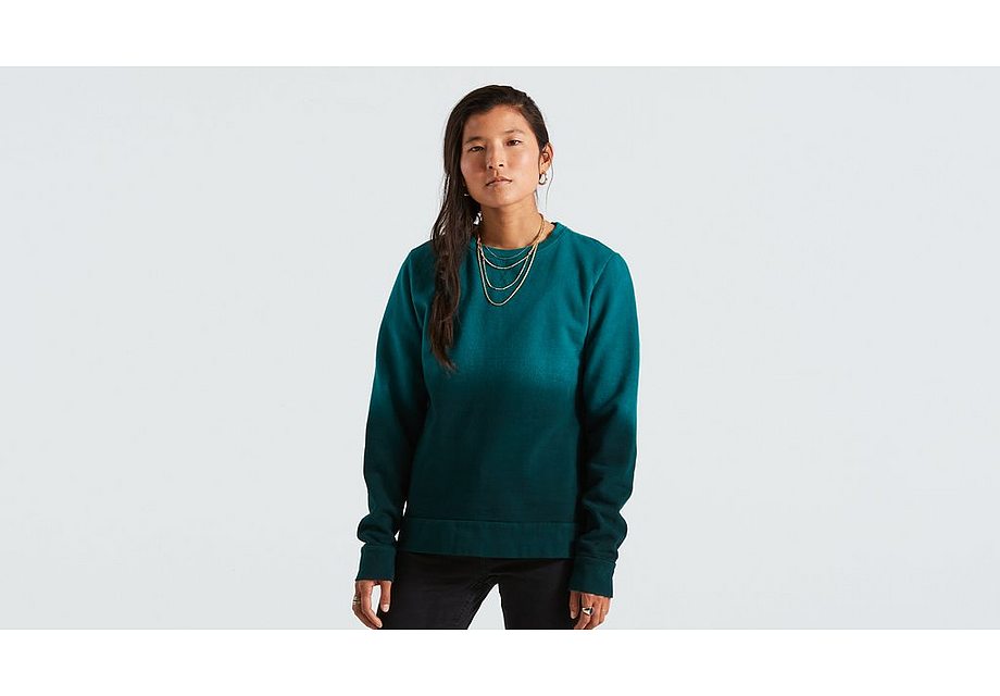 Specialized Legacy Spray Crewneck Ls Wmn Tropical Teal M