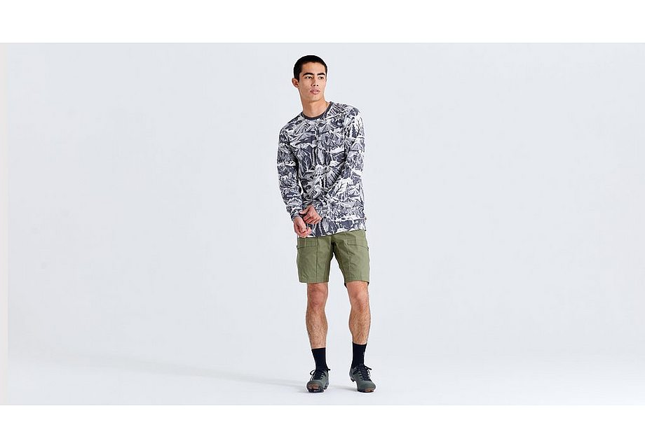 Specialized S/F Cotton Calis-Workse Tee Ls Men Basalt/Eggshell Xl