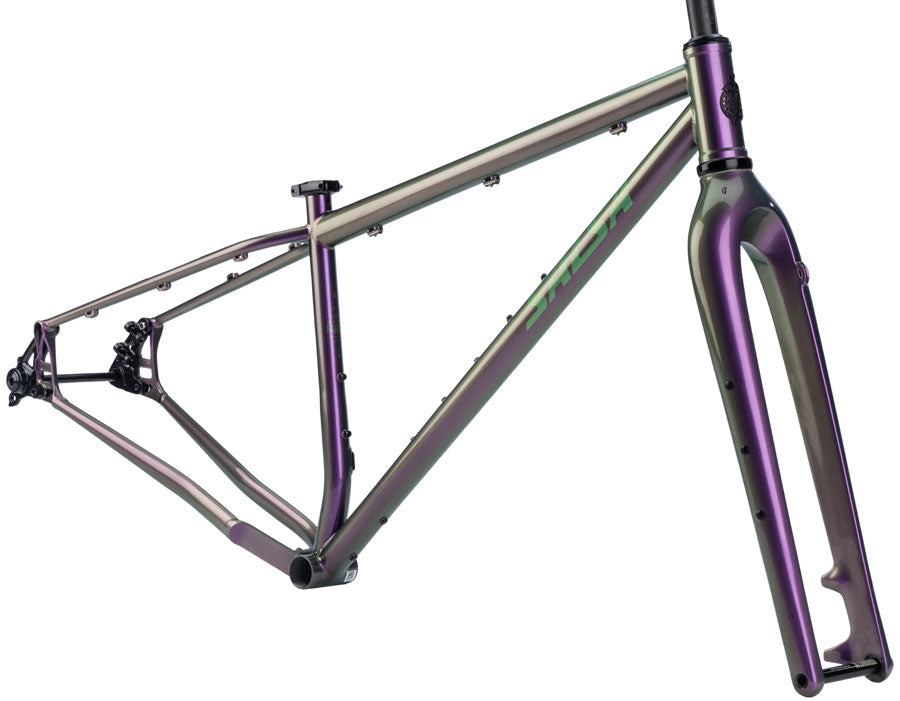Salsa Fargo 32 Frameset - 32" Steel Pearl Orchid Large