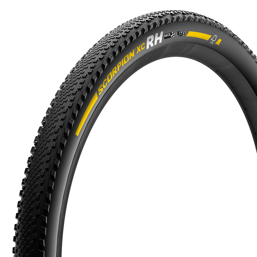 Pirelli Scorpion Race XC RH Mountain Tire 29x2.4 Folding Tubeless Ready Race XC Compound Lite 120TPI Black