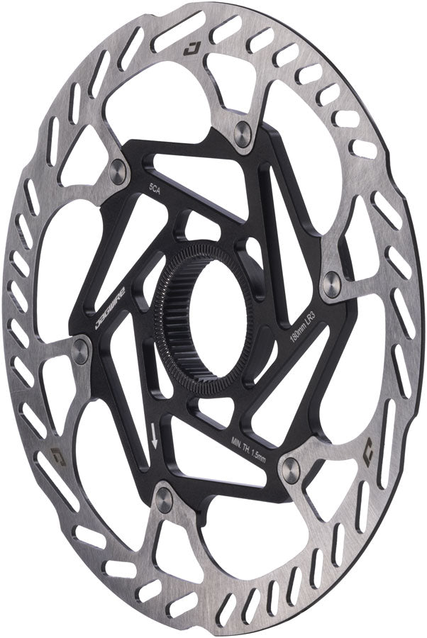 Jagwire Pro LR3 Disc Brake Rotor - 180mm Center Lock Includes Lockring 1.8mm Thickness