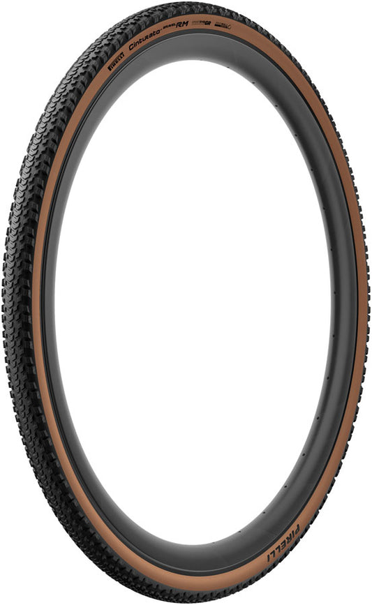 Pirelli Cinturato Gravel RM Tire - 700 x 40 Tubeless Folding Classic Tan SmartEVO GR ProWALL Gravel High Performance