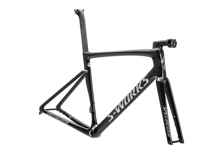 Specialized tarmac sl7 S-Works frmset gloss black pearl granite over carbon / chrome 52