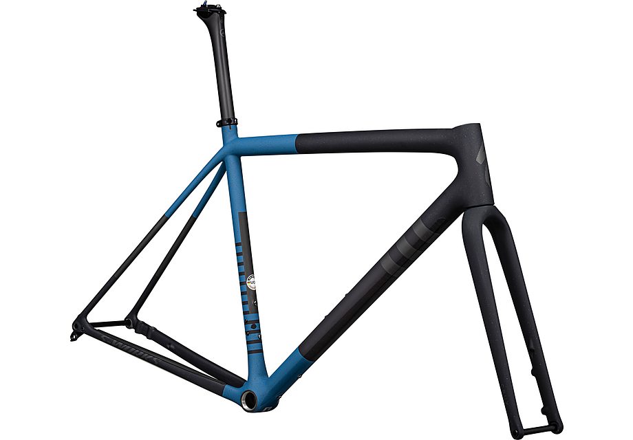Specialized crux S-Works frmset satin metallic dark navy/mystic blue/midnight shadow metallic speckle 61