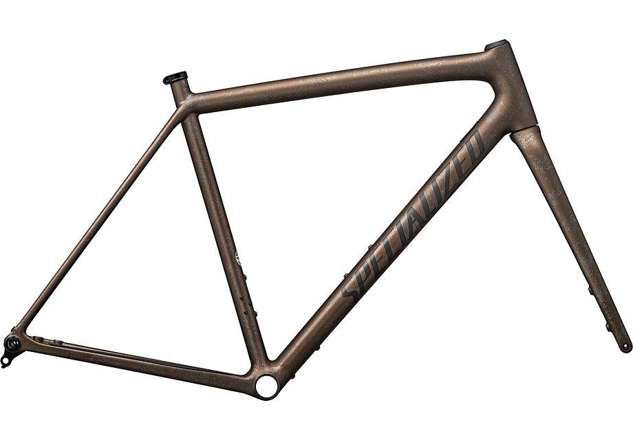 Specialized crux 10r frmset burnt gold metallic/black pearl dry impasto/obsidian 56