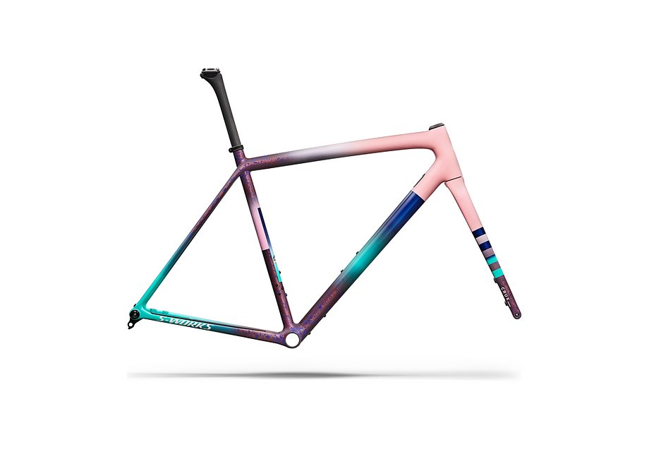 Specialized Crux S-Works Frmset Desert Rose/Quartz/Purple Haze/Majesty Blue/Lagoon Blue/Metallic White 58