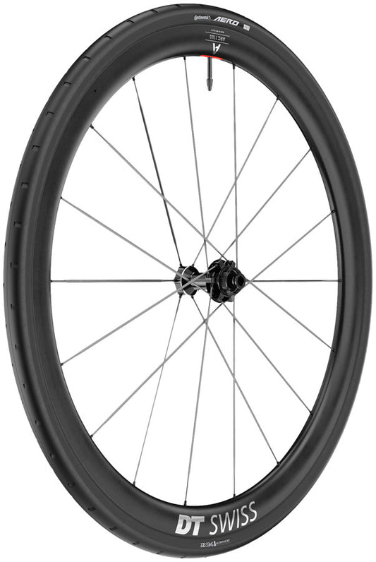 DT Swiss ARC 1100 Spline CS 38 Front Wheel - 700 12 x 100mm Center-Lock BLK WTS w/Aero 111 Tire