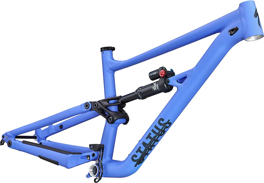 Specialized status 160 frm satin sky blue / cast battleship s3